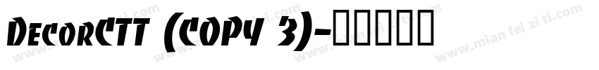 DecorCTT (COPY 3)字体转换